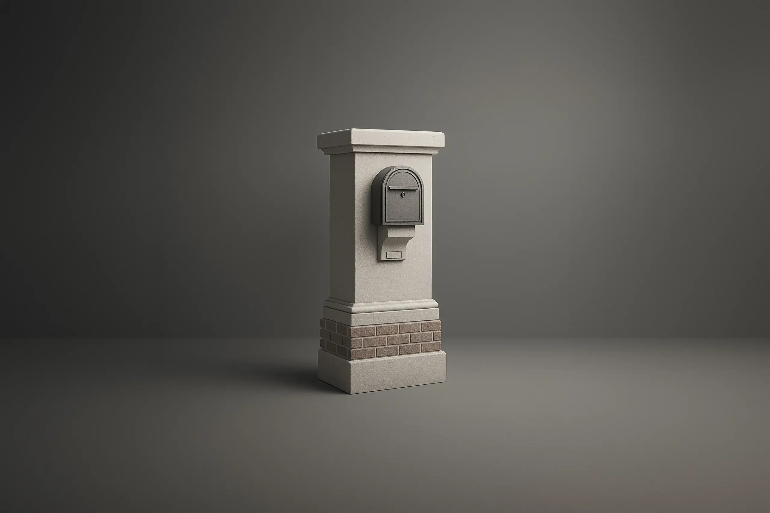 Custom Stucco Mailboxes | Durable Monument Mailbox Designs
