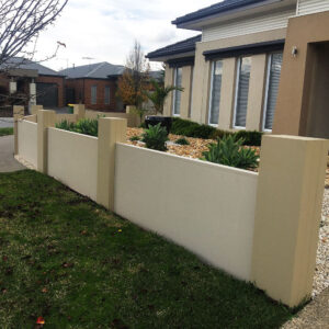 Prefabricated Stucco Fence 0010
