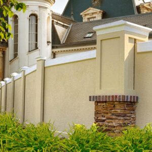 Prefabricated Stucco Fence 0013