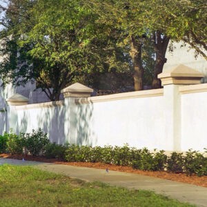 Prefabricated Stucco Fence Fence 0016