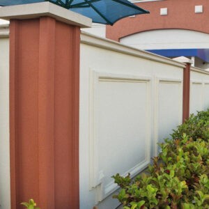 Prefabricated Stucco Fence Fence 0017