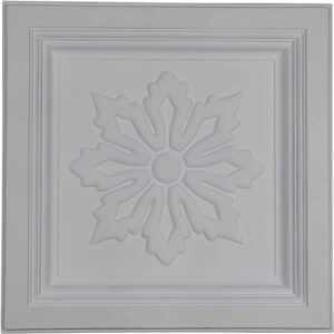 Floral - Urethane Ceiling Tile - 24"x24"