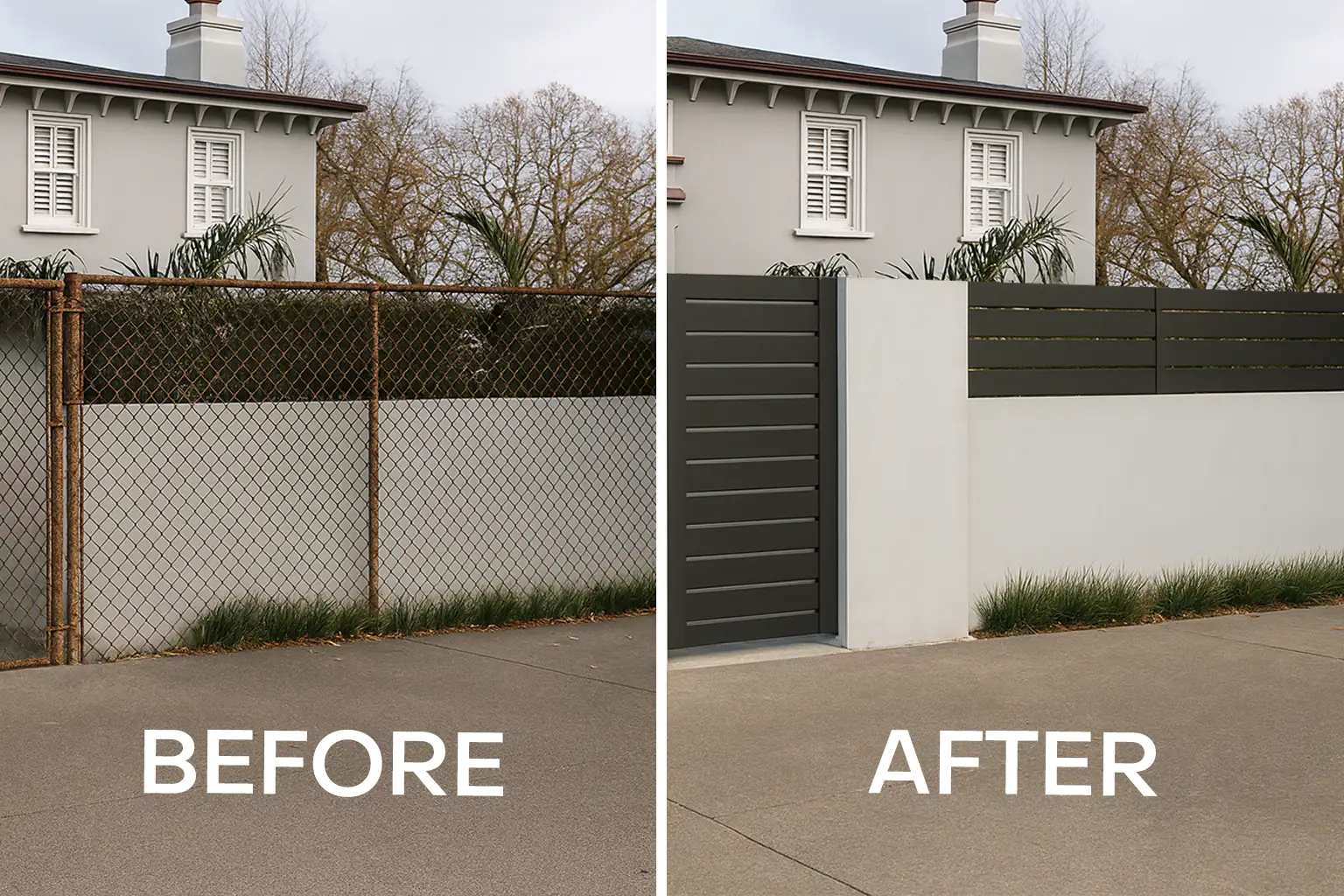 decorative garden fence panels