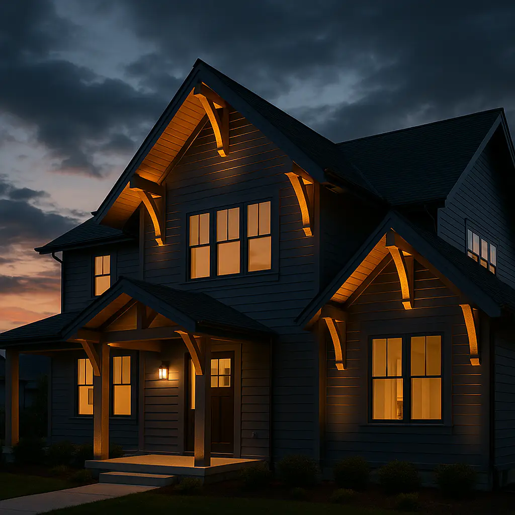 exterior brackets and corbels