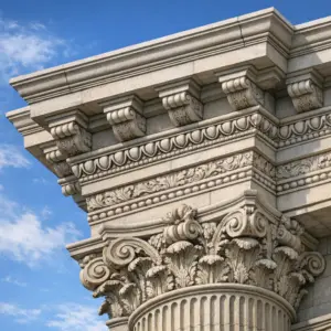 exterior foam cornice