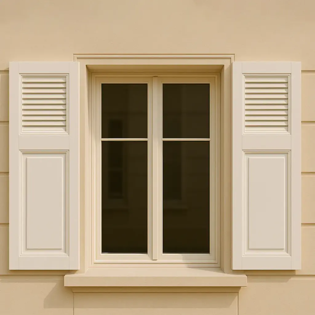 fake window shutters exterior