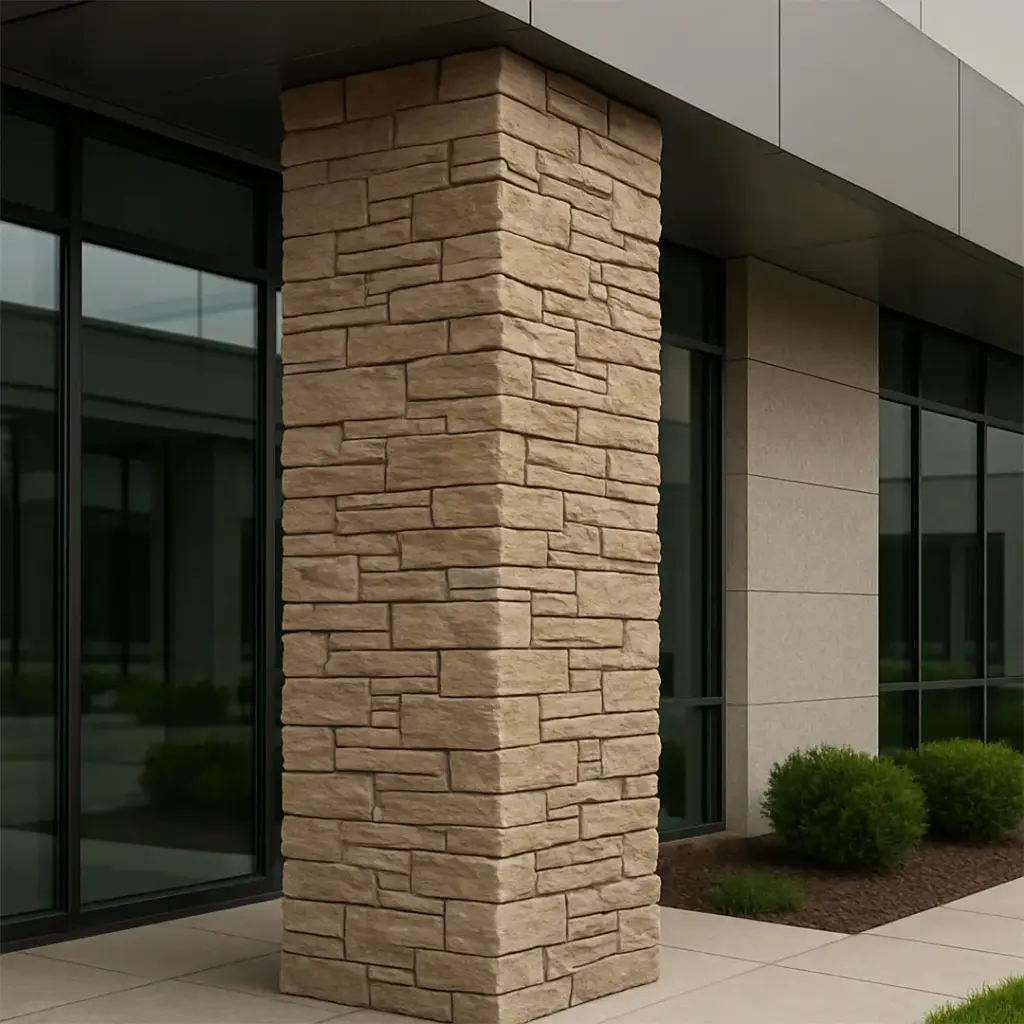 faux stone post covers