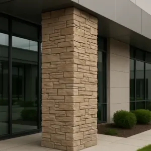 faux stone post covers