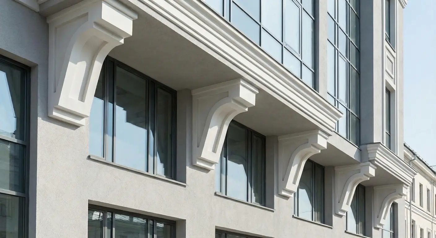 large corbels exterior