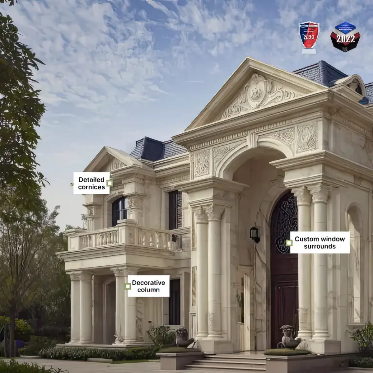 modern architectural arcade