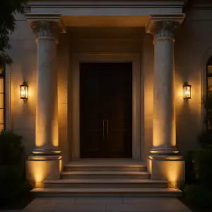 stucco columns