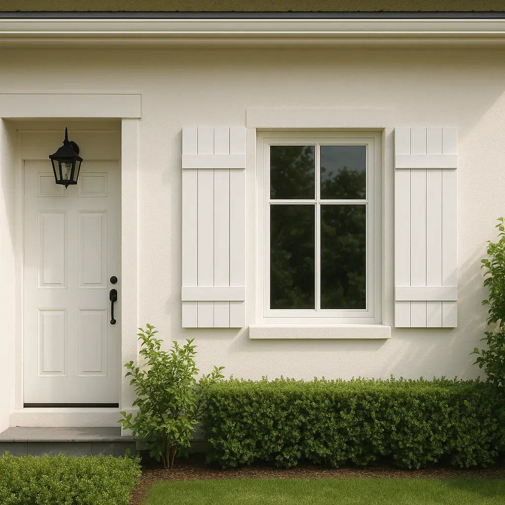 vinyl house shutters