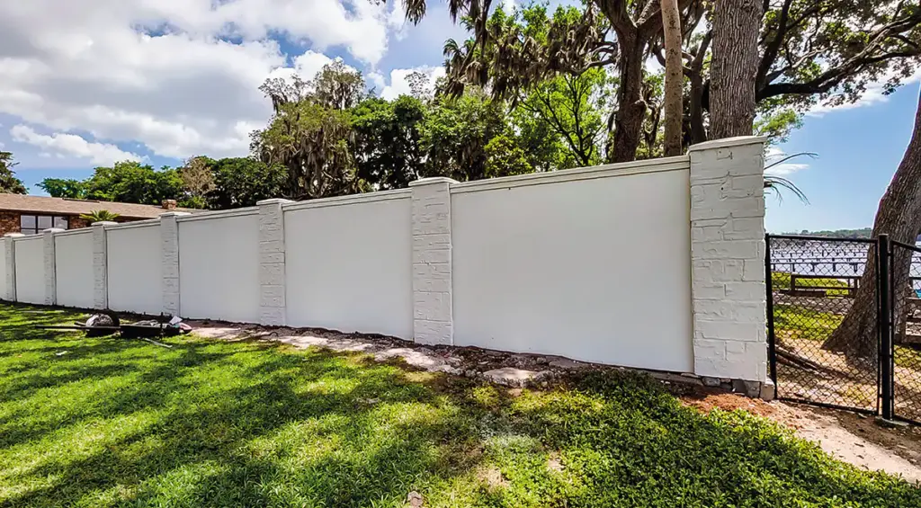 stucco fence wall 8