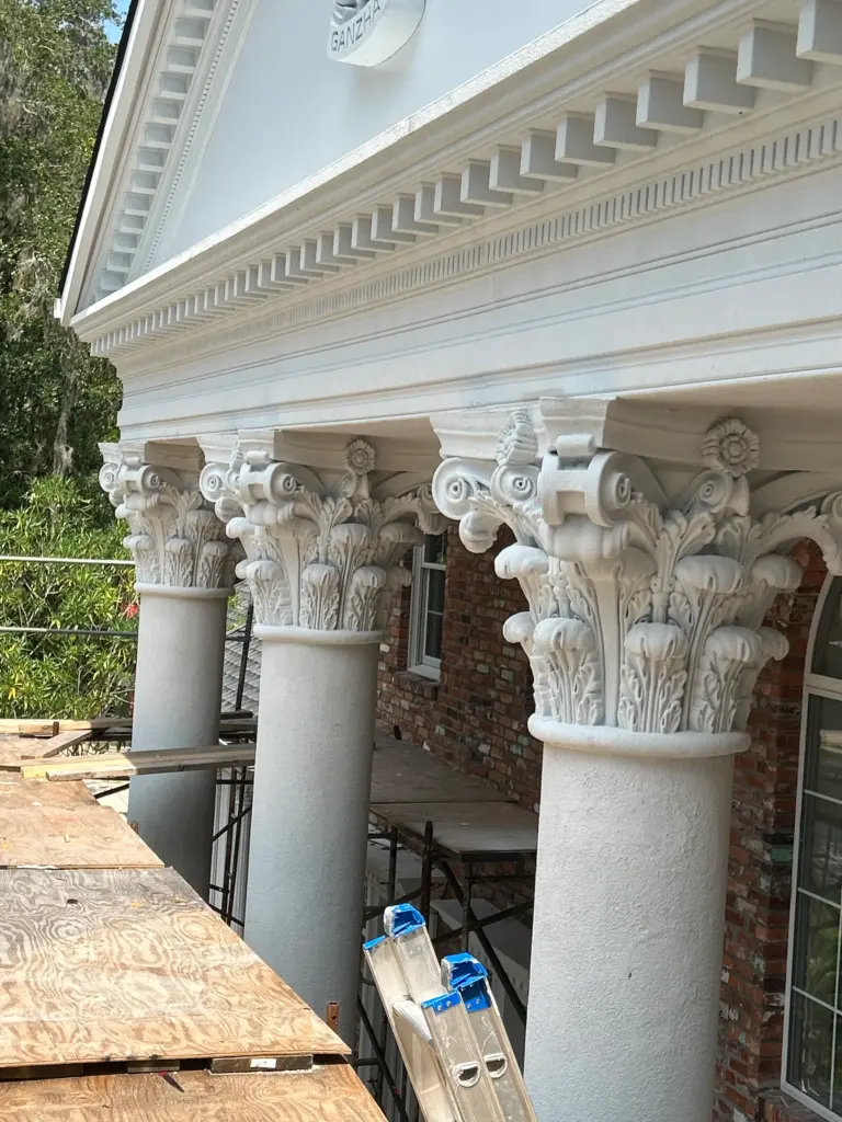 Stucco Columns 3