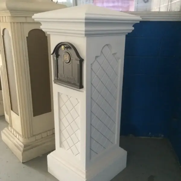 Stucco Mailboxes 10