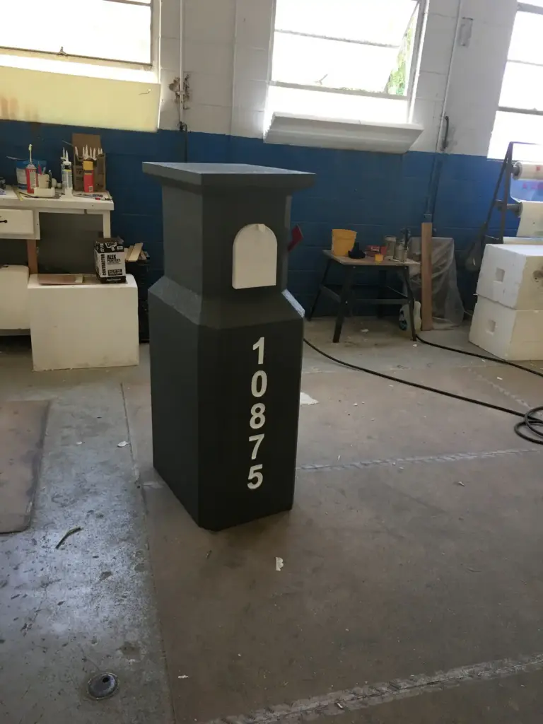Stucco Mailboxes 11