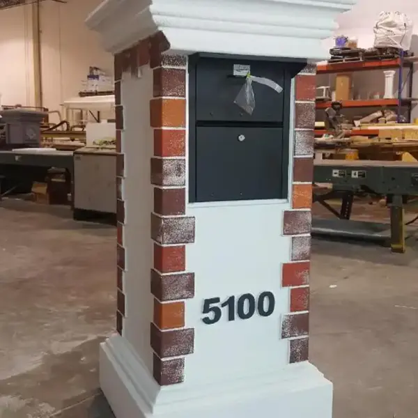 Stucco Mailboxes 28