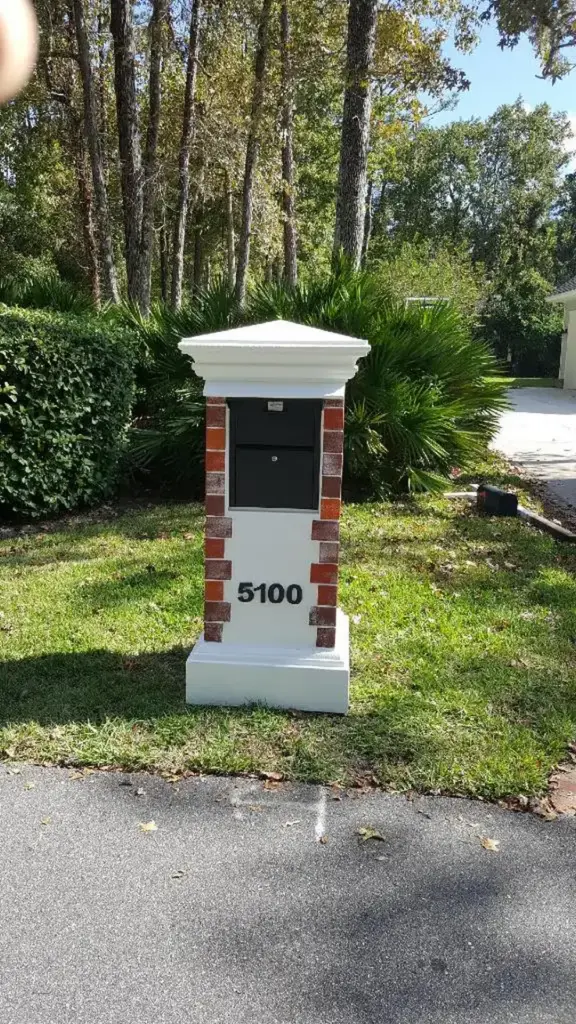 Stucco Mailboxes 33
