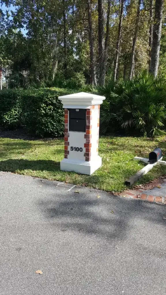 Stucco Mailboxes 34