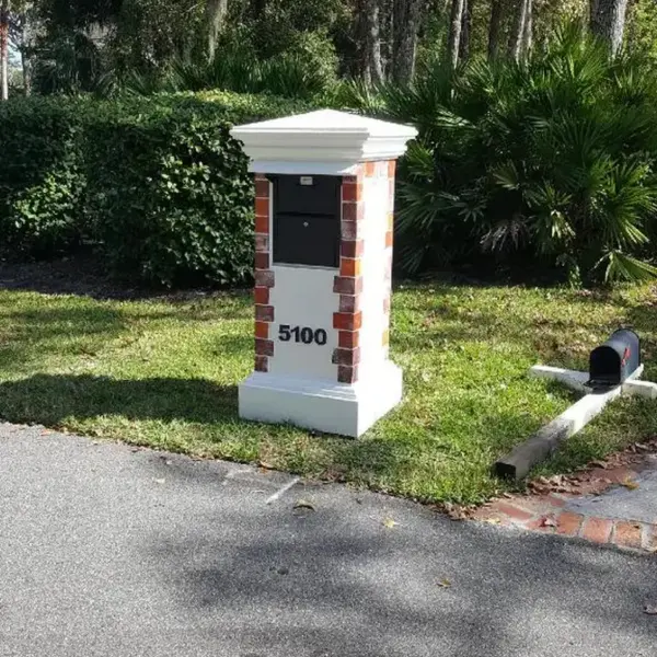 Stucco Mailboxes 34
