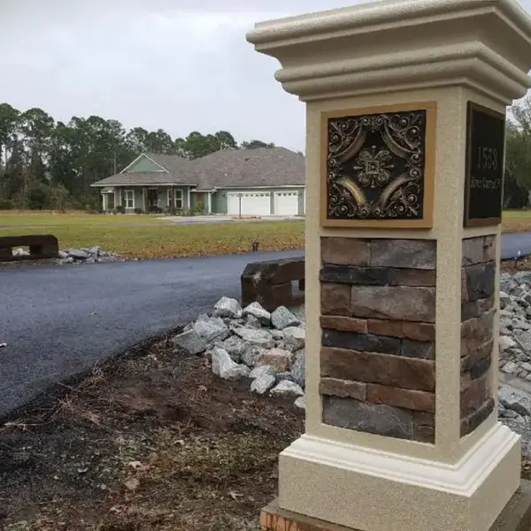 Stucco Mailboxes 37