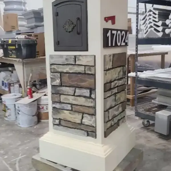 Stucco Mailboxes 5