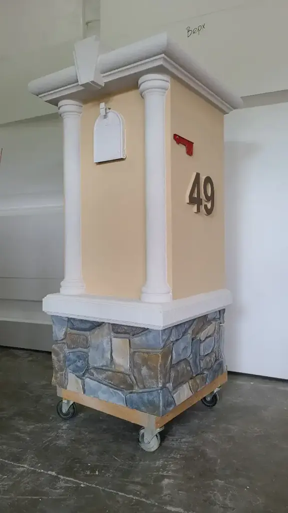 Stucco Mailboxes 62