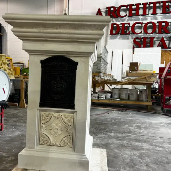 Stucco Mailboxes 70