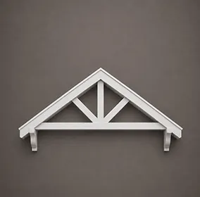 Soportes y rejillas de ventilación para hastiales / Rejillas de ventilación decorativas