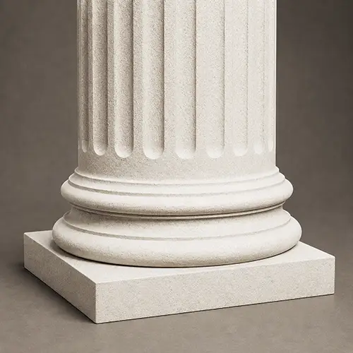 Architectural ColumnsATTIC BASE ROUND 1