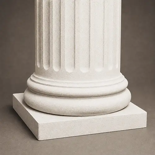 Architectural ColumnsDORIC BASE ROUND 1