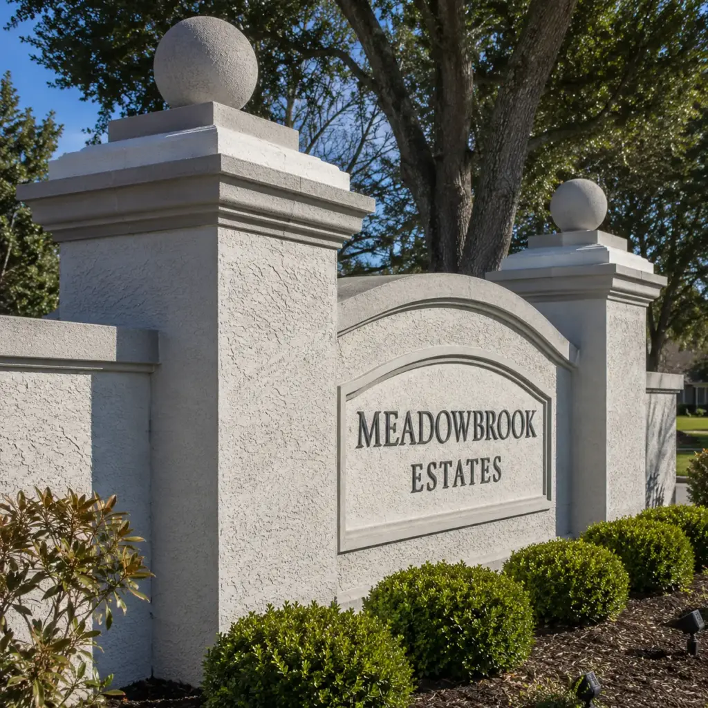 Subdivision Entrance Designs Kits 5