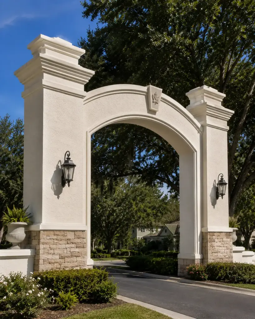 Subdivision Entrance Designs Kits 9