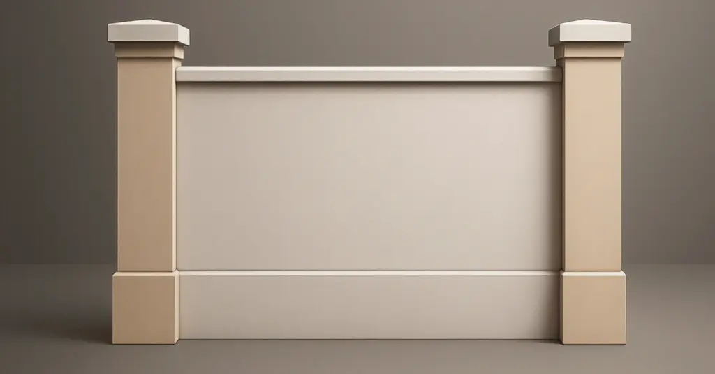 Stucco Architectural Fencing