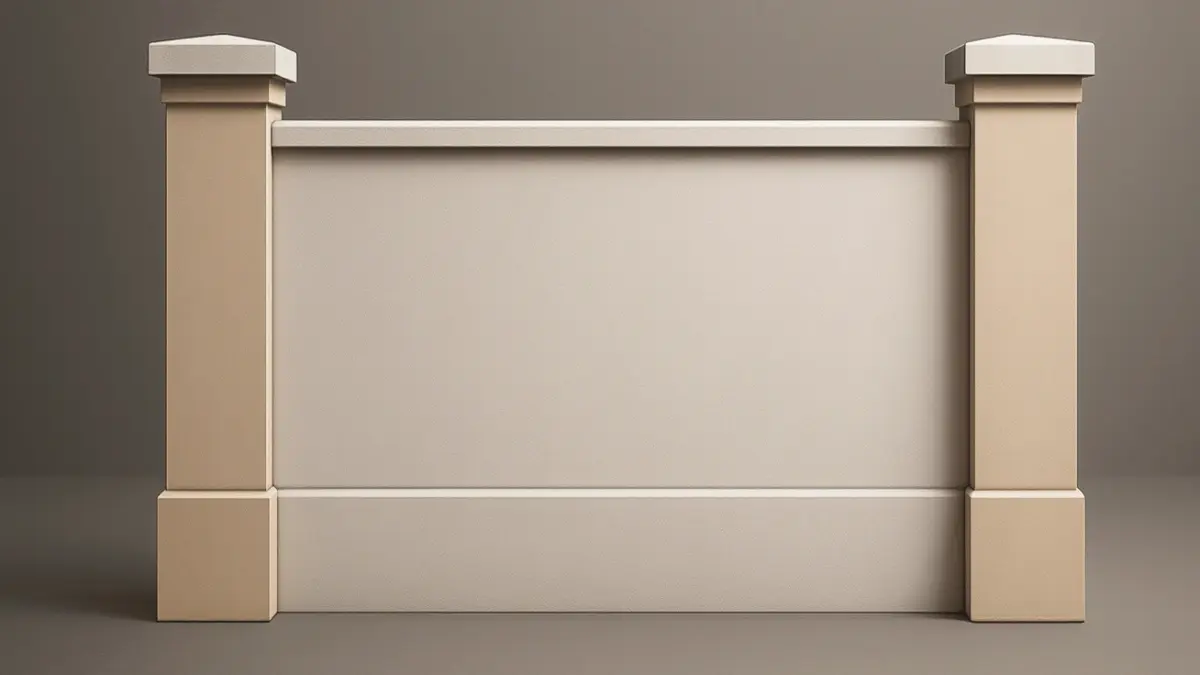 Stucco Architectural Fencing