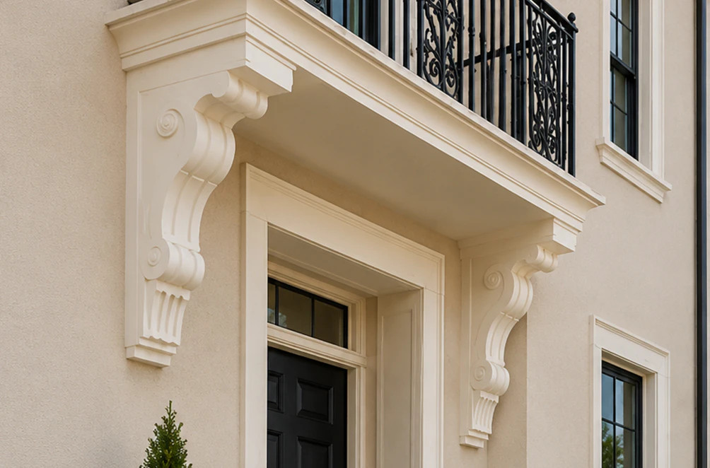 Corbels Exterior Header 3 Horizontal