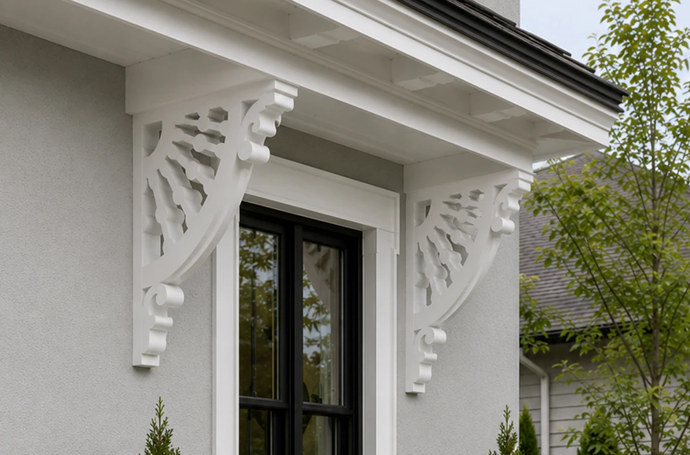 Corbels Exterior Header 4 Horizontal