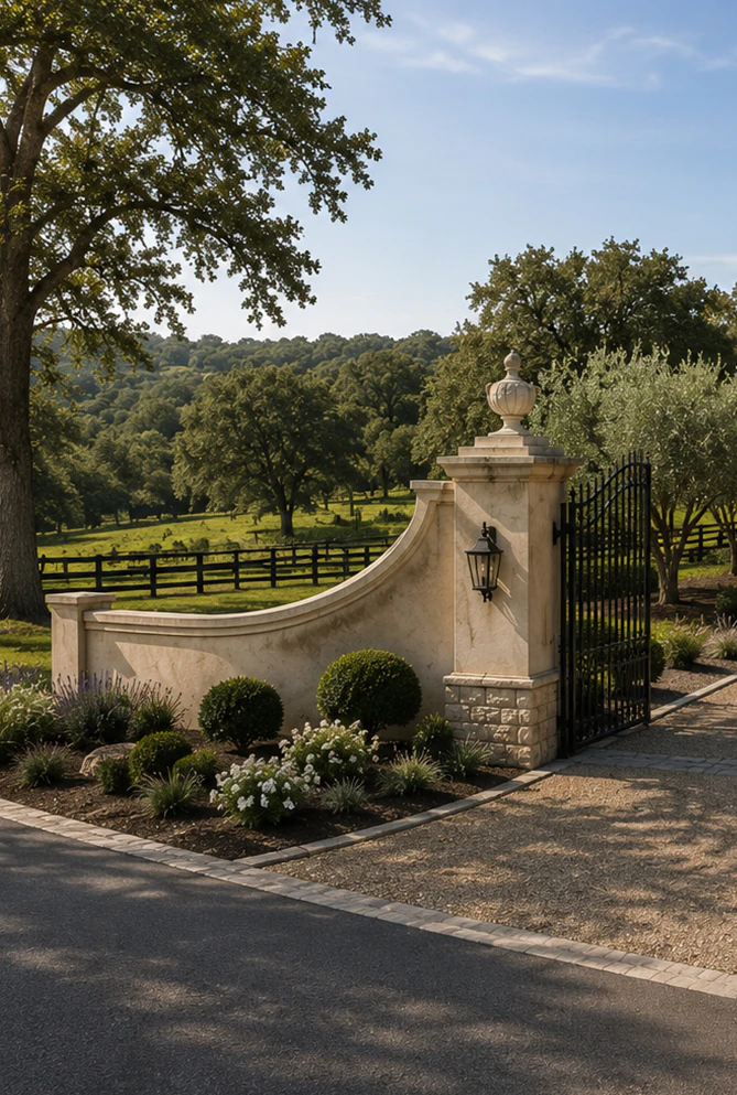 Entrance Gateway Header 4 Vertical