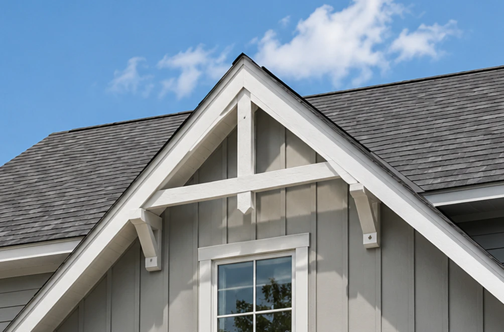 Gable Vent Cover Header 3 Horizontal