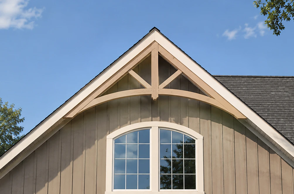 Gable Vent Cover Header 4 Horizontal