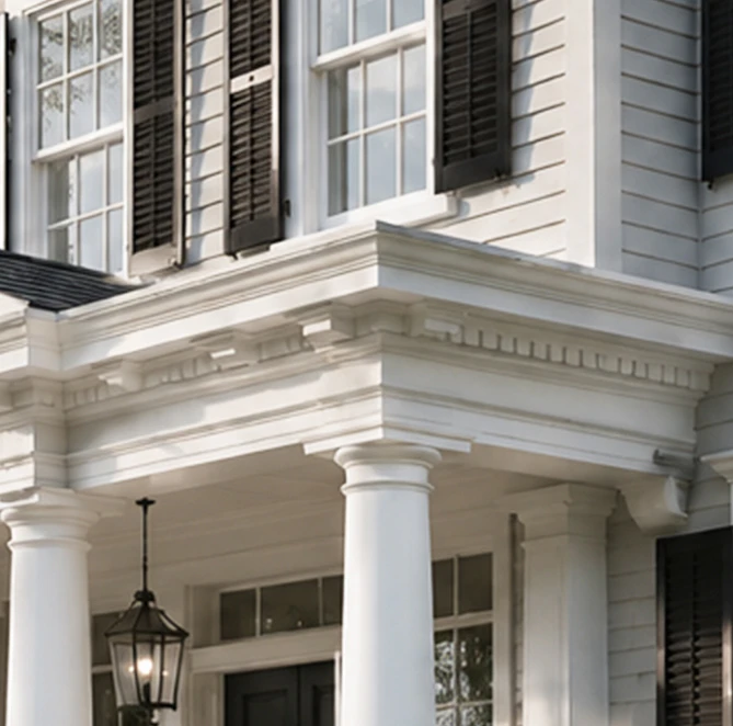 Modern Crown Molding Header 1
