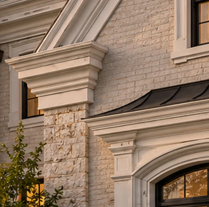 Modern Crown Molding Header 2