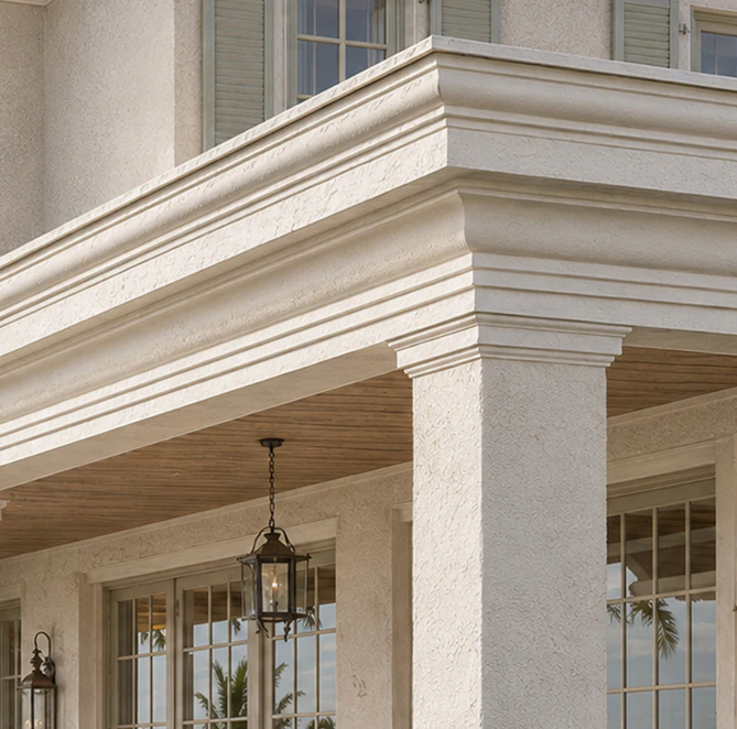 Modern Crown Molding Header 4