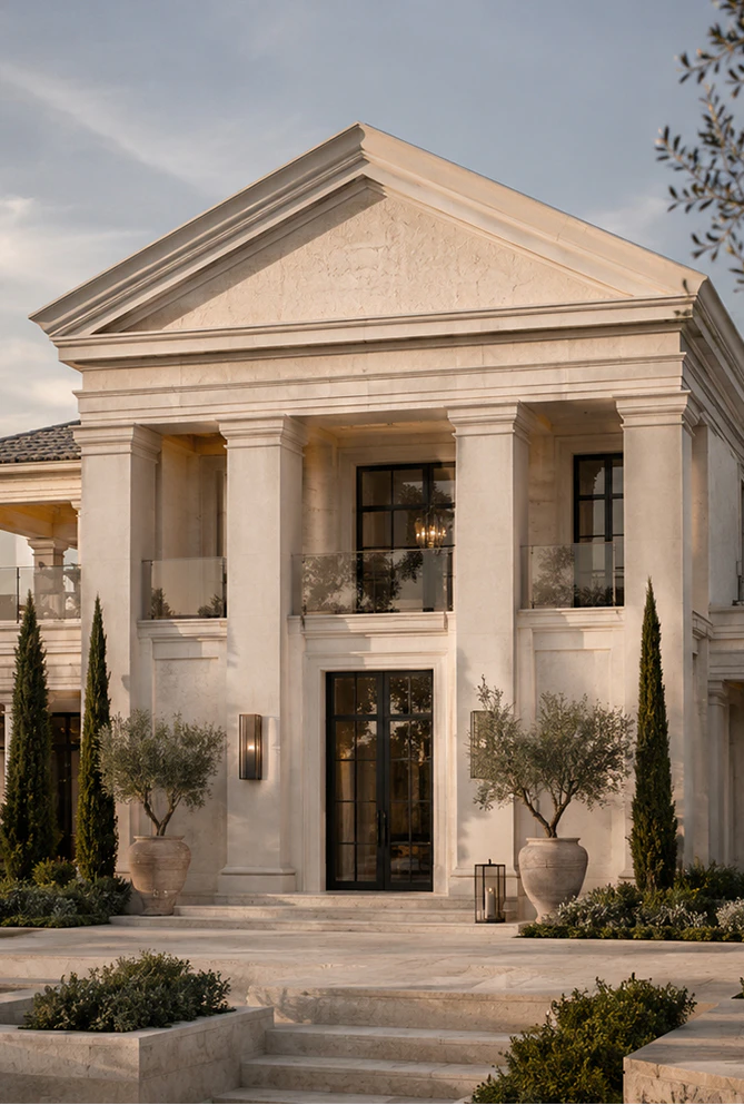 Pediment Architecture Header 1 Vertical