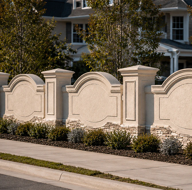 Stucco Wall Header 2