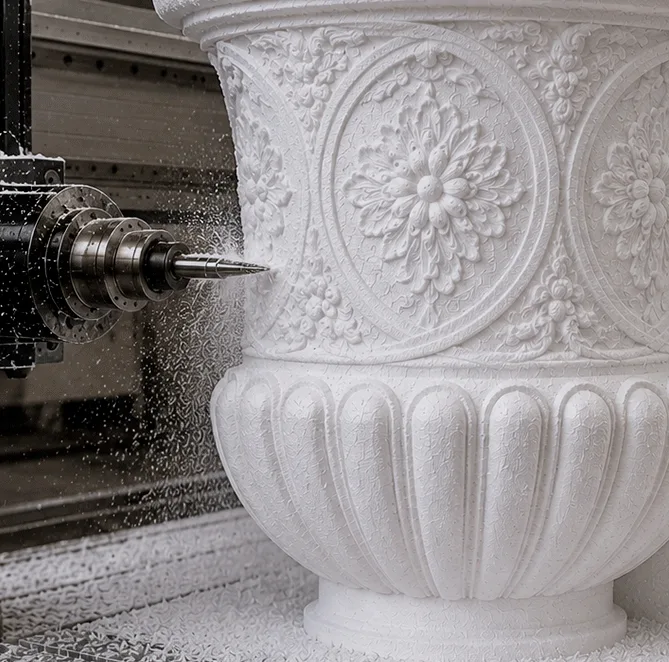 Antique Flower Post Header 1